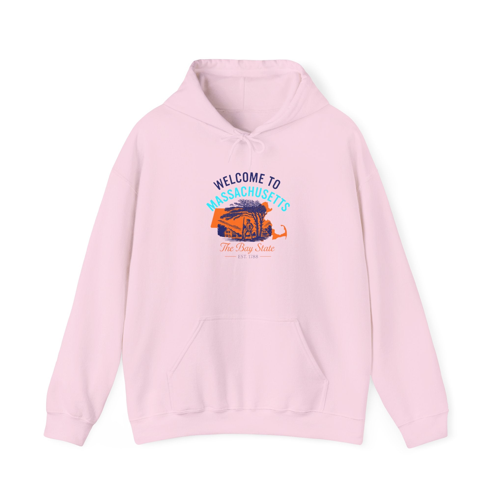 Massachusetts State Hoodie Pullover