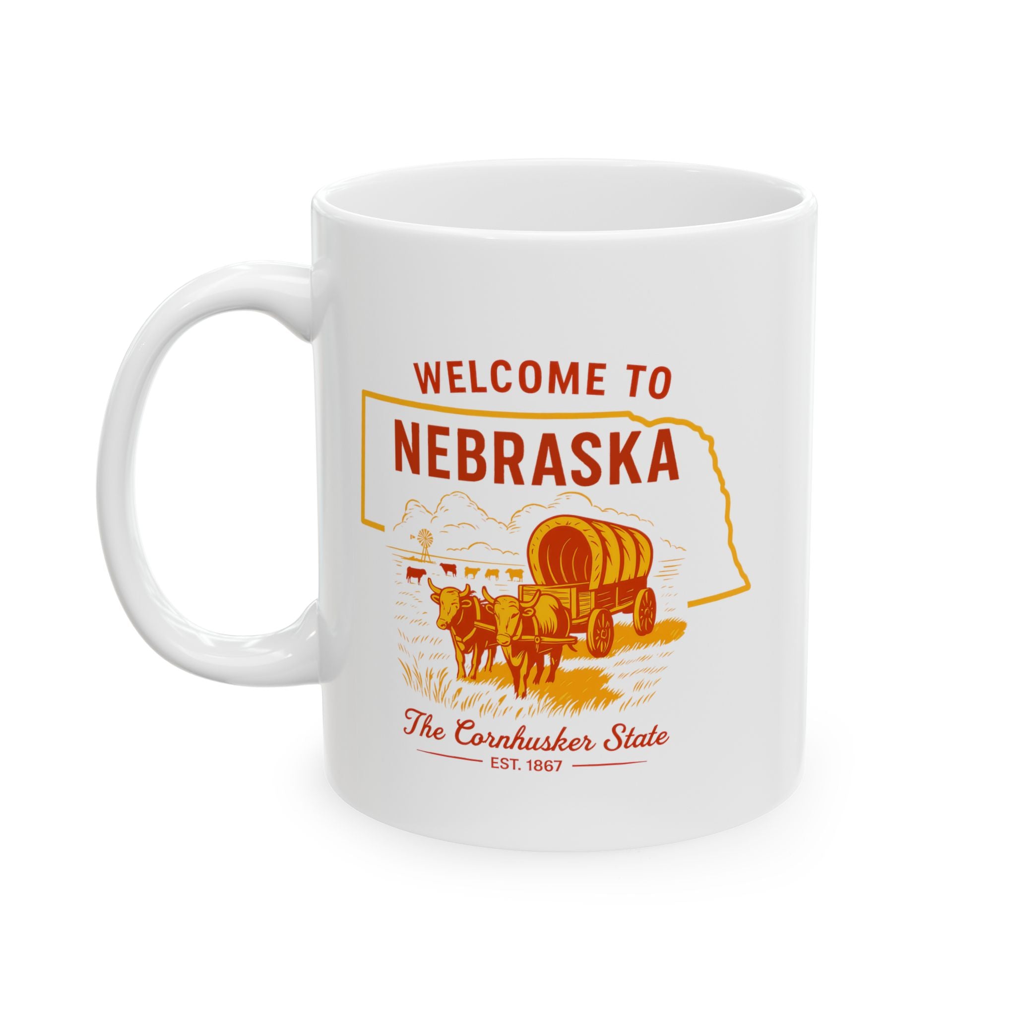 Nebraska State Mug (11oz/15oz)
