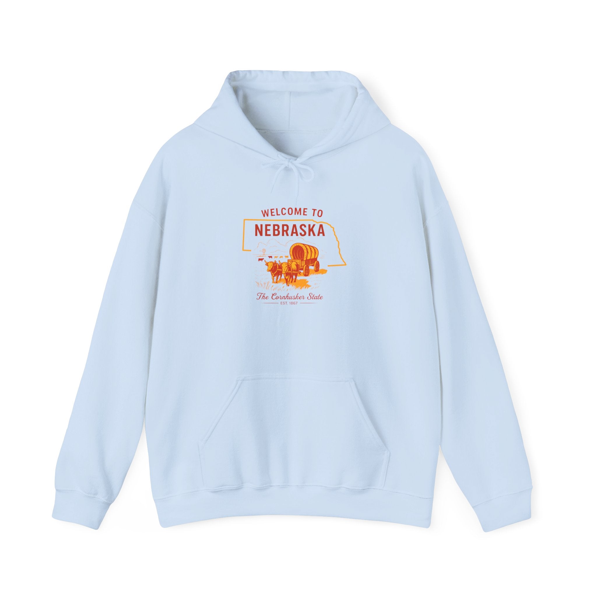 Nebraska State Hoodie Pullover
