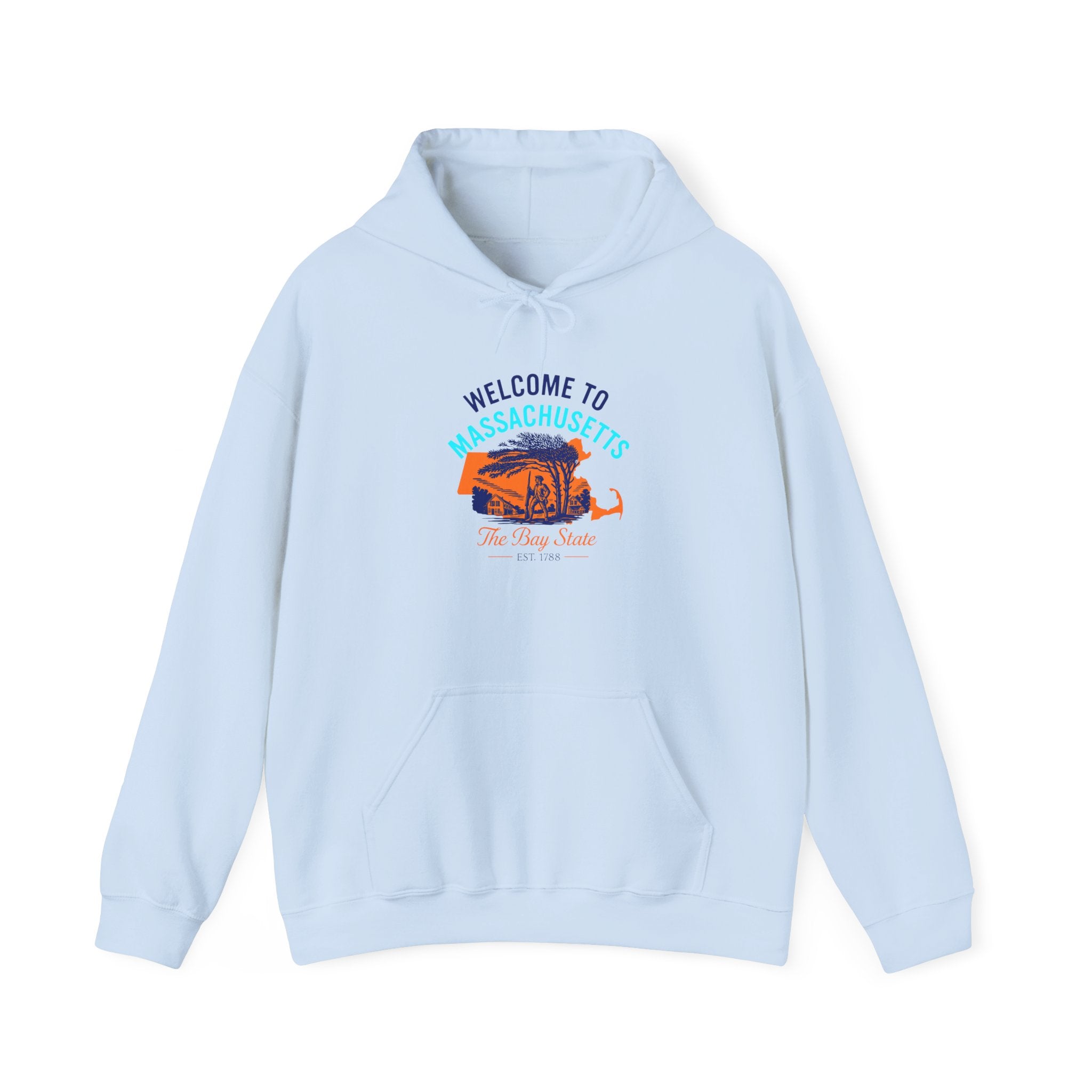 Massachusetts State Hoodie Pullover
