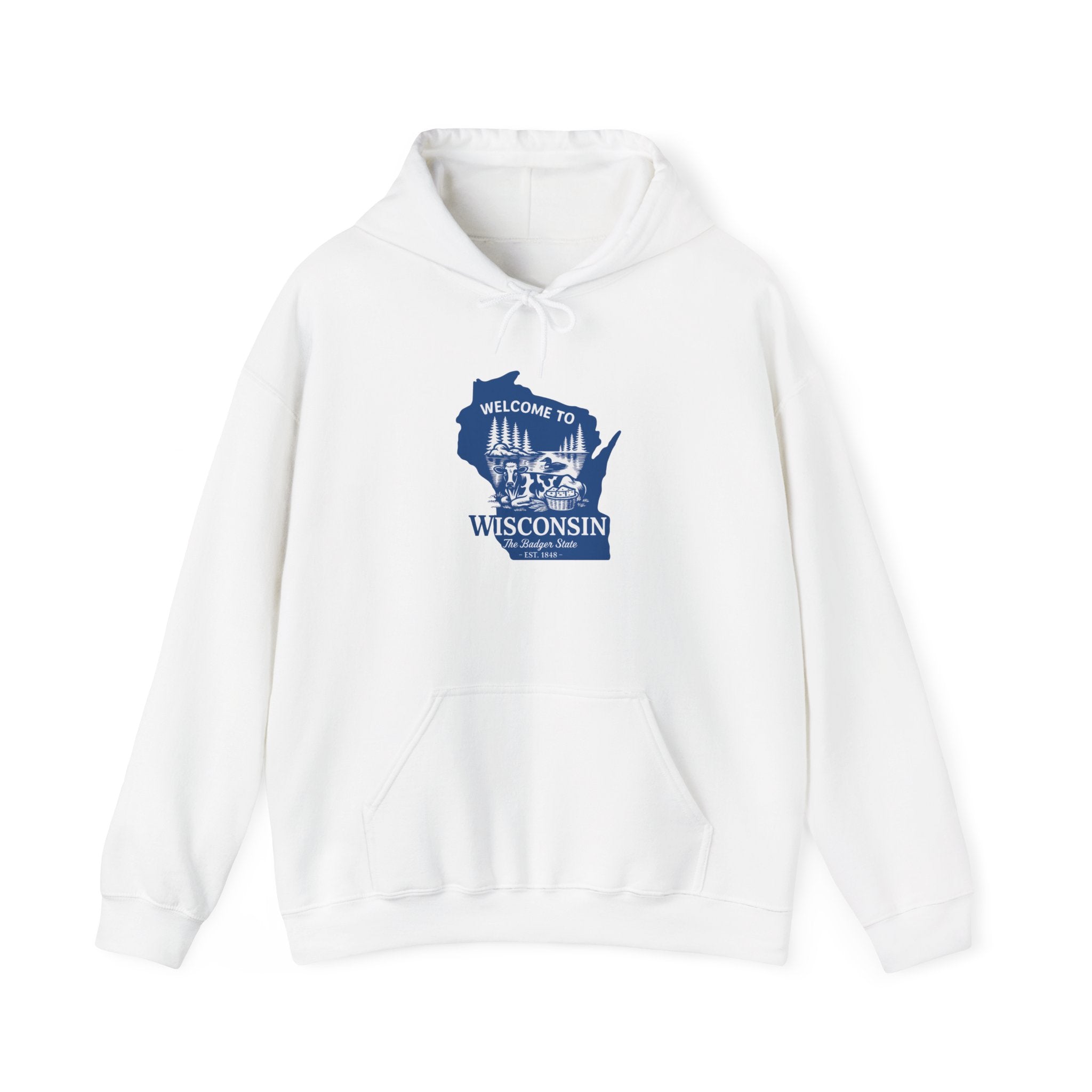 Wisconsin State Hoodie Pullover