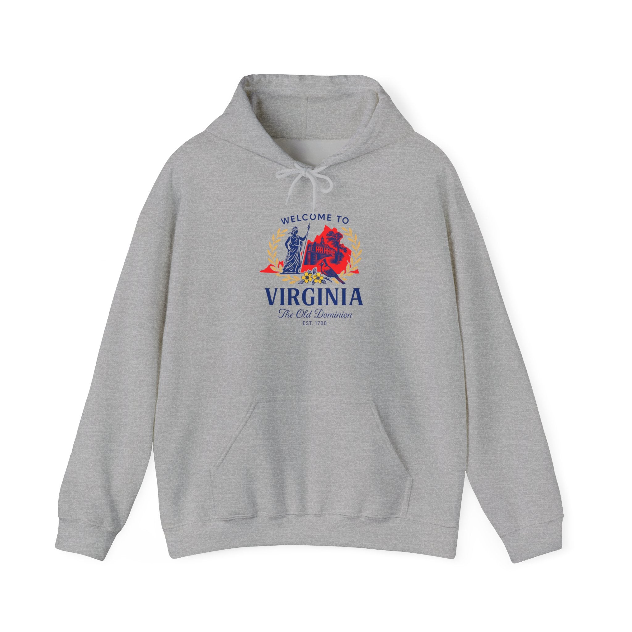 Virginia State Hoodie Pullover