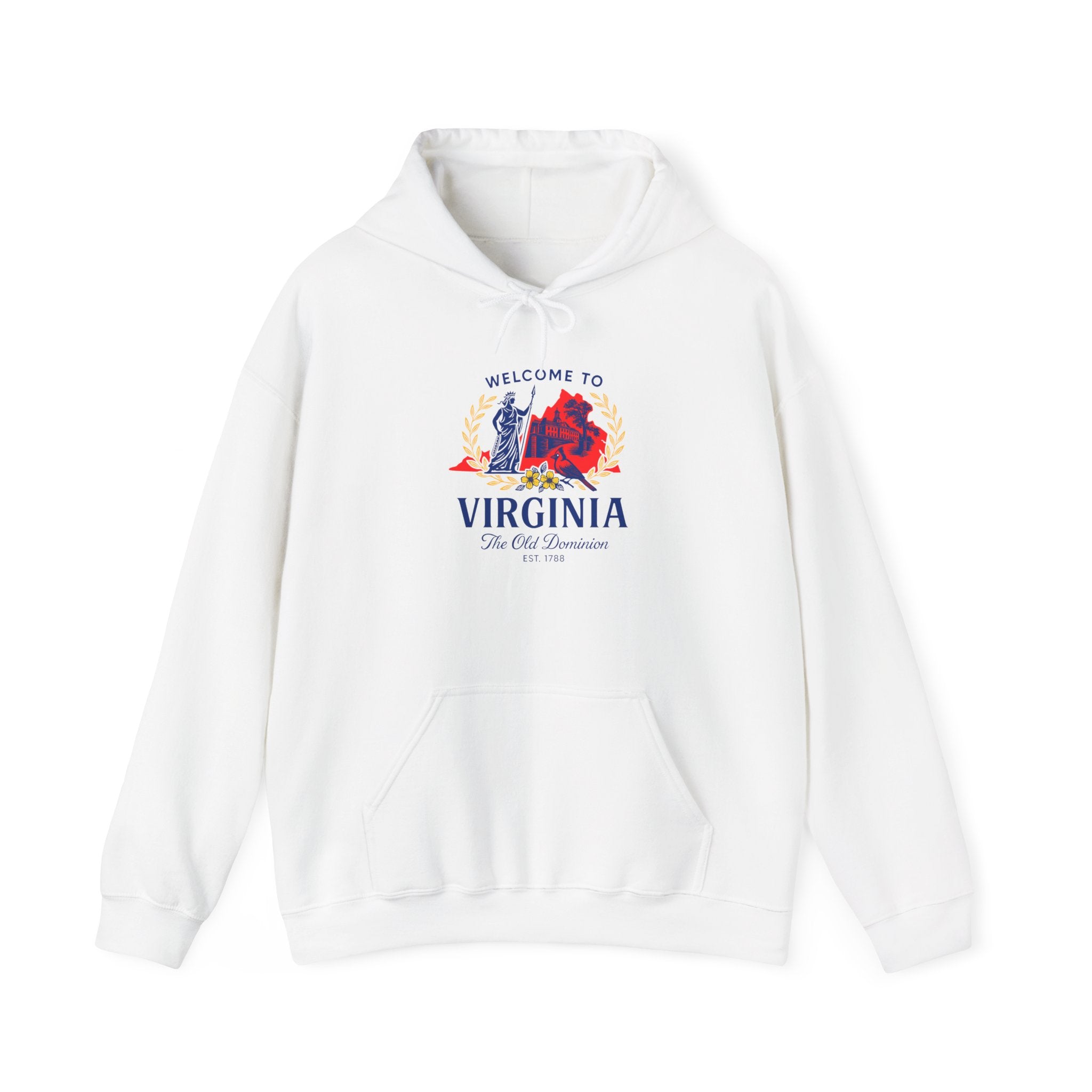 Virginia State Hoodie Pullover