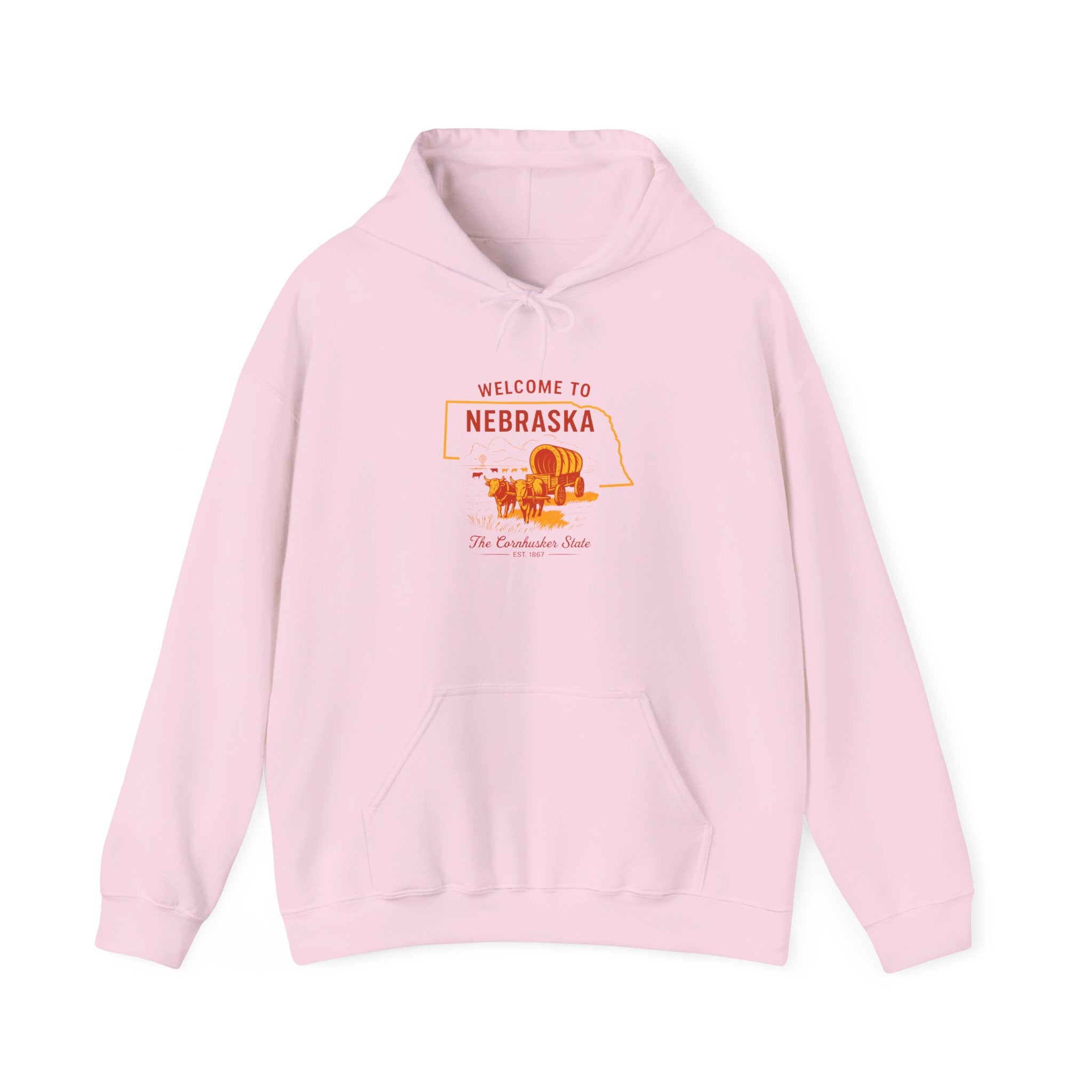 Nebraska State Hoodie Pullover