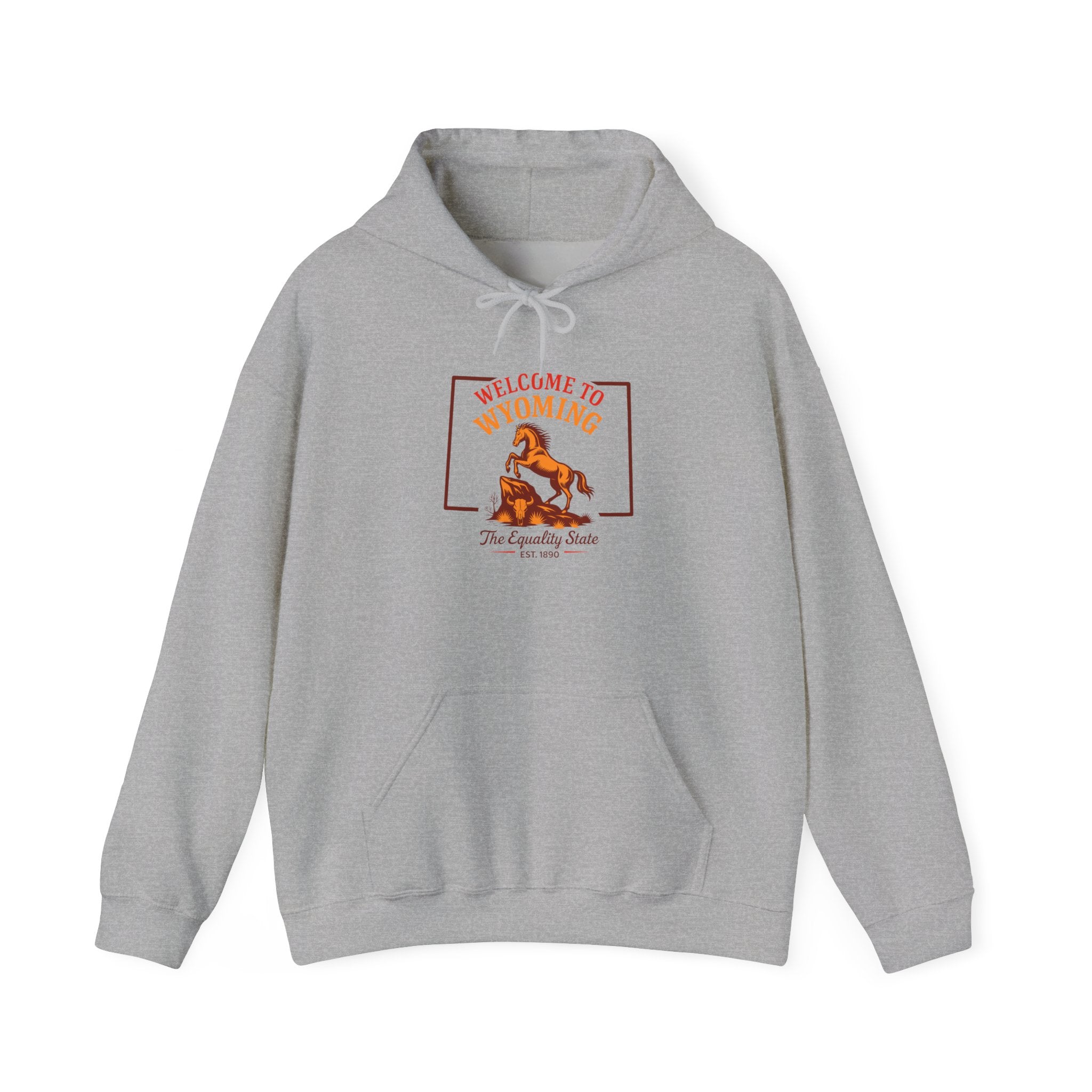 Wyoming State Hoodie Pullover