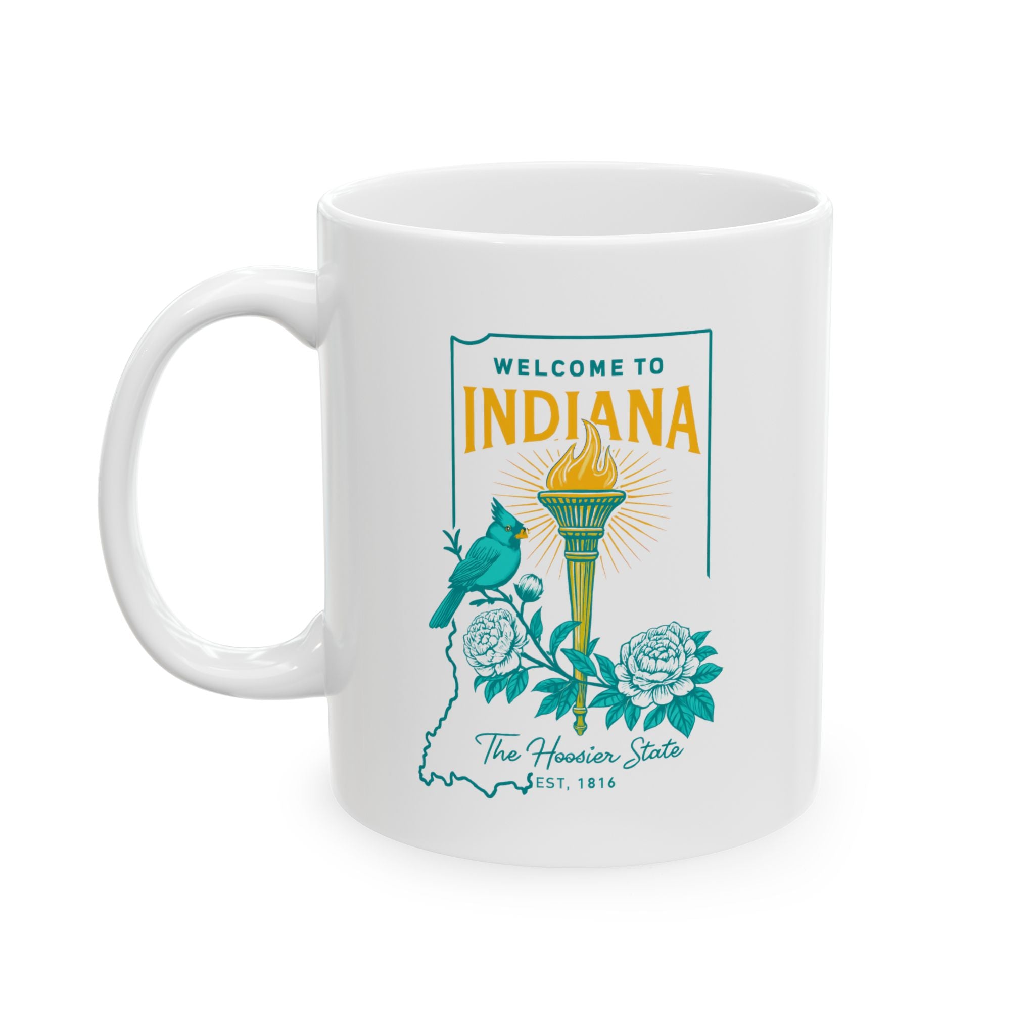 Indiana State Mug (11oz/15oz)