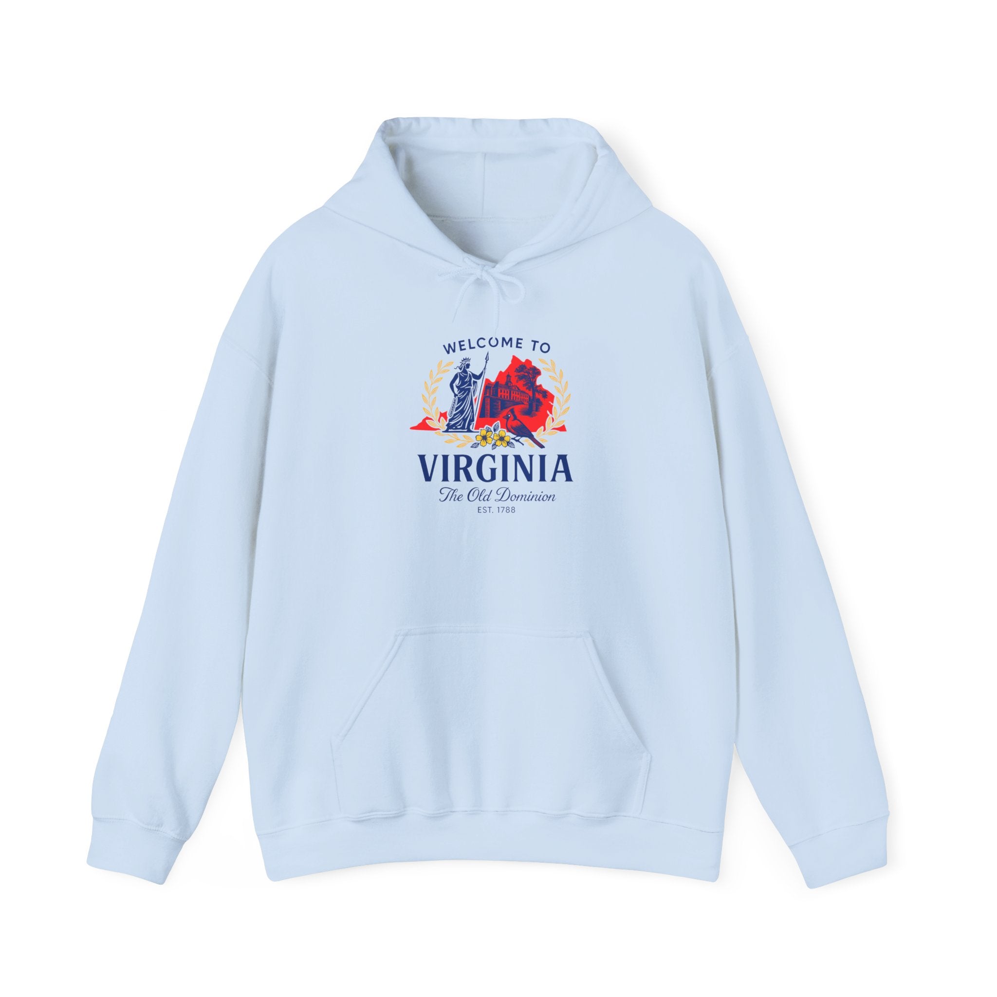 Virginia State Hoodie Pullover