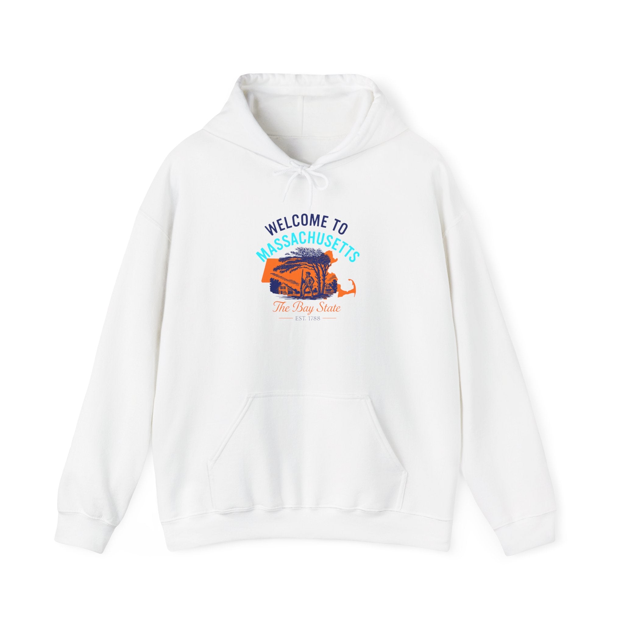 Massachusetts State Hoodie Pullover