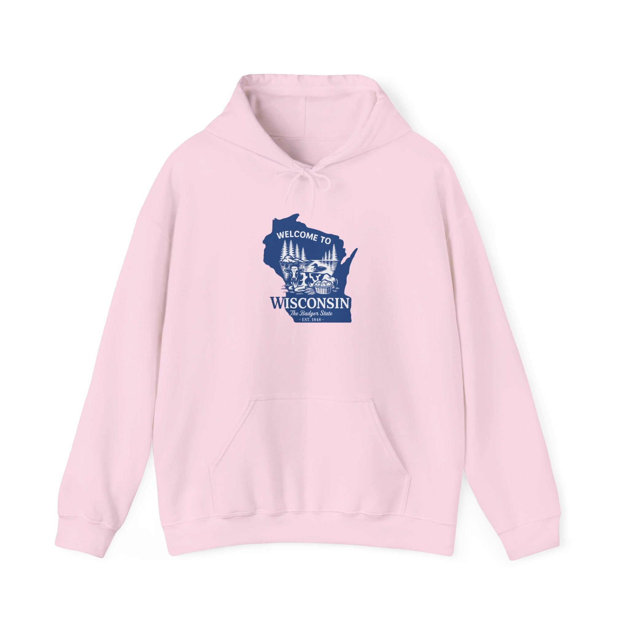 Wisconsin State Hoodie Pullover